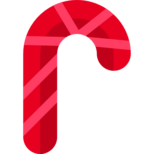 Candy cane icon