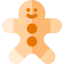 Gingerbread man icon 64x64
