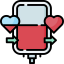 Blood transfusion icon 64x64