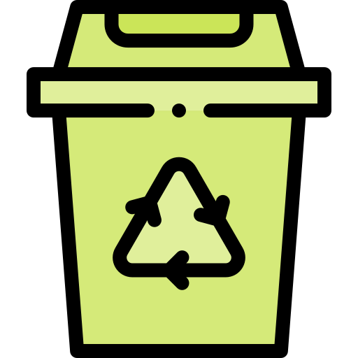 Trash bin icon