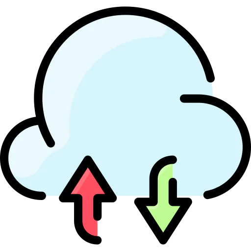 Cloud storage icon