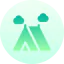 Camping tent icon 64x64