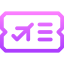 Airplane ticket icon 64x64