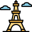 Eiffel tower icon 64x64