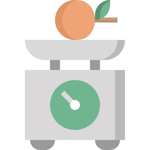 Weight scale icon