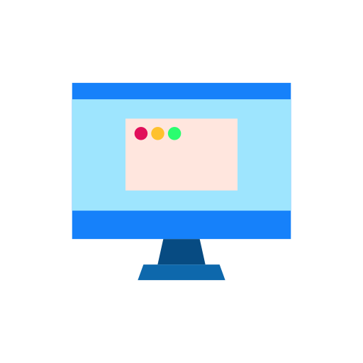 Computer screen icon