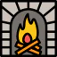 Fireplace icon 64x64