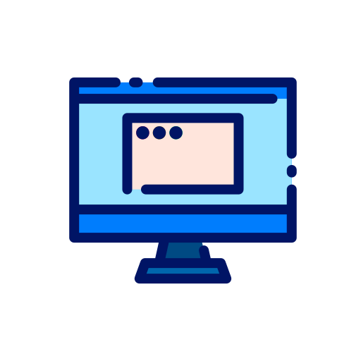 Computer screen icon