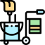 Cleaning cart icon 64x64