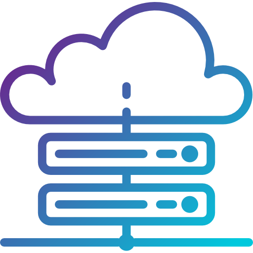 Cloud server icon