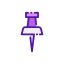 Push pin icon 64x64