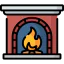 Fireplace icon 64x64