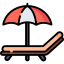 Sunbed icon 64x64