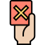 Red card icon 64x64