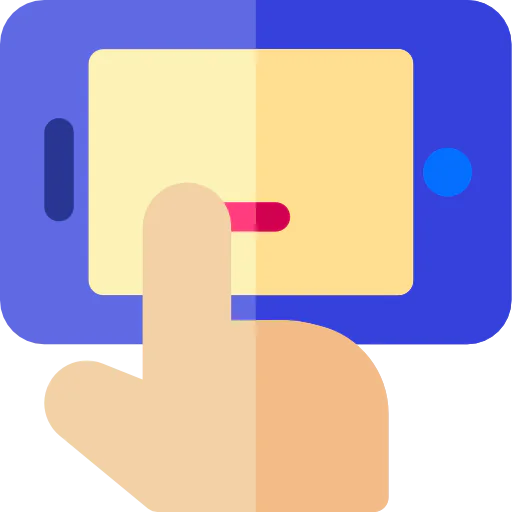 Touch screen icon