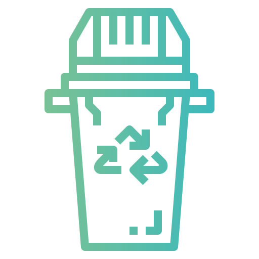 Trash bin icon