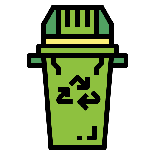 Trash bin icon