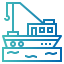 Fishing boat icon 64x64
