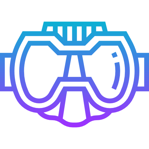 Diving mask icon
