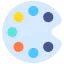 Paint palette icon 64x64