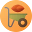 Wheelbarrow icon 64x64