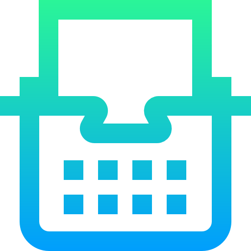 Typewriter icon