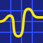 Line chart icon 64x64