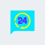 24 hours icon 64x64