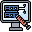 Code injection icône 64x64