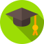 Graduation hat icon 64x64