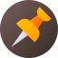 Push pin icon 64x64