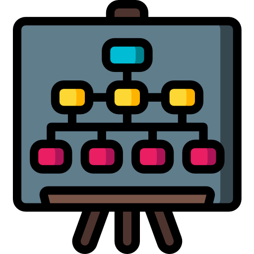 Flow chart icon