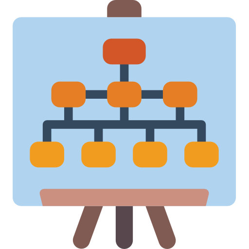 Flow chart icon