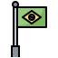 Brazil flag icon 64x64
