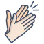 Clapping icon 64x64