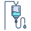 Intravenous saline drip icon 64x64