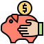 Piggy bank icon 64x64