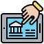 Online banking icon 64x64