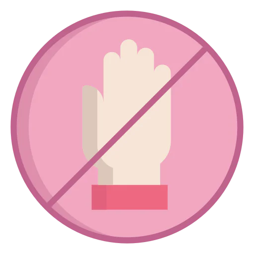 Dont touch icon