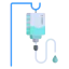 Intravenous saline drip icon 64x64