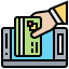 Mobile payment icon 64x64