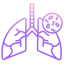 Infected lungs icon 64x64
