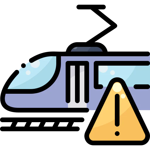 Electric train icon