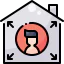 Stay at home icon 64x64