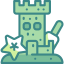 Sand castle icon 64x64