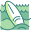 Surfboard icon 64x64