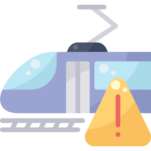 Electric train icon