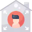 Stay at home icon 64x64