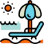 Sunbed icon 64x64