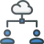 Cloud computing icône 64x64